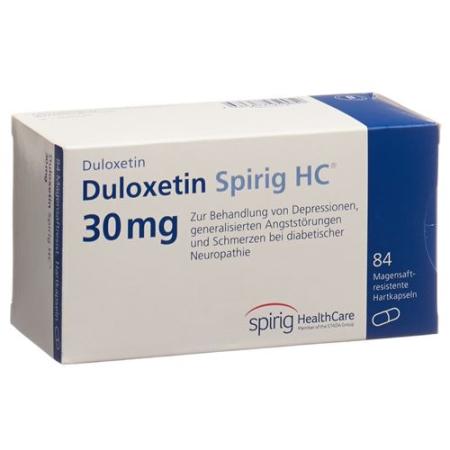 Duloxetine Spirig HC Kaps 30 mg 84 pcs - PrimeCare Global