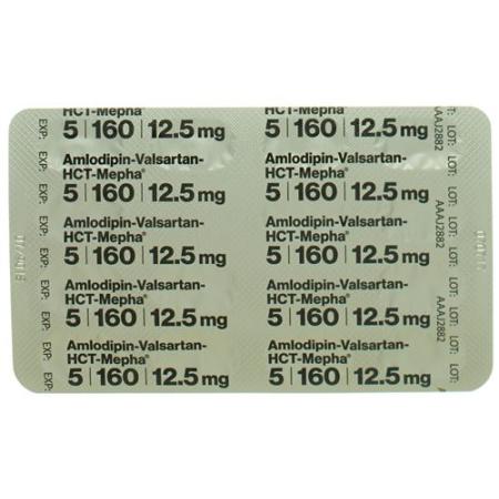 Amlodipin-Valsartan-HCT-Mepha Filmtabl 5mg/160mg/12.5mg 28 pcs - PrimeCare Global
