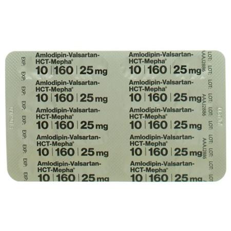 Amlodipin-Valsartan-HCT-Mepha Filmtabl 10mg/160mg/25mg 28 pcs - PrimeCare Global