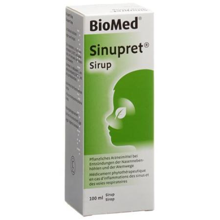 Sinupret syrup bottle 100 ml - PrimeCare Global