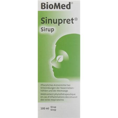 Sinupret syrup bottle 100 ml - PrimeCare Global
