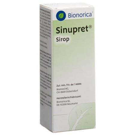 Sinupret syrup bottle 100 ml - PrimeCare Global