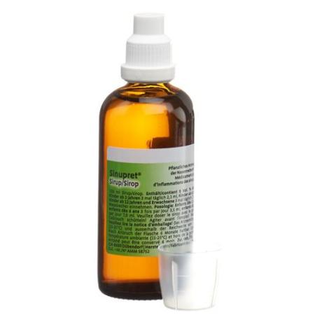 Sinupret syrup bottle 100 ml - PrimeCare Global