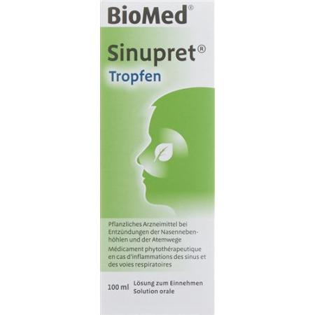 Sinupret drops bottle 100 ml - PrimeCare Global