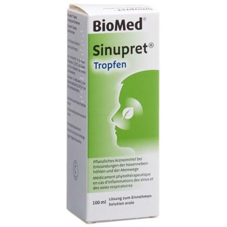Sinupret drops bottle 100 ml - PrimeCare Global