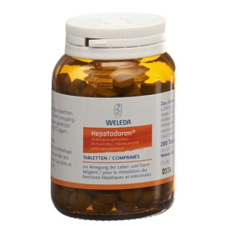 Hepatodoron tablets Glass 200 pcs - PrimeCare Global