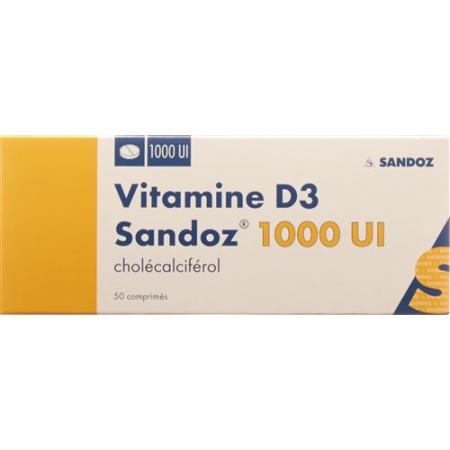 Vitamin D3 Sandoz Tabl 1000 IU 50 pcs - PrimeCare Global