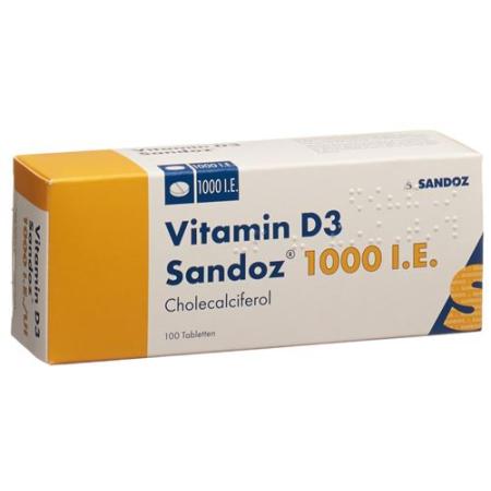 Vitamin D3 Sandoz Tabl 1000 IU 100 pcs - PrimeCare Global