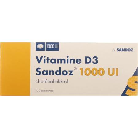 Vitamin D3 Sandoz Tabl 1000 IU 100 pcs - PrimeCare Global