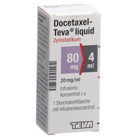 Docetaxel-Teva liquid Inf Konz 80 mg/4ml Durchstf - PrimeCare Global