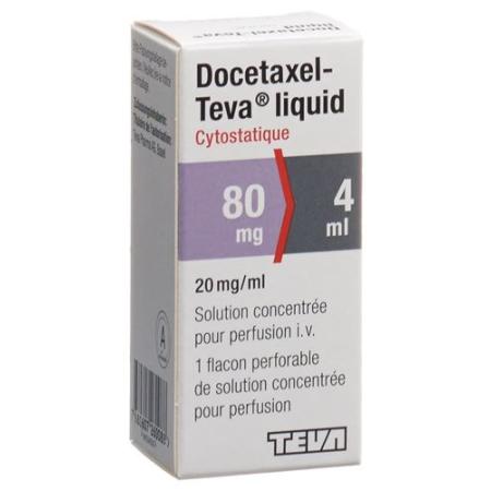 Docetaxel-Teva liquid Inf Konz 80 mg/4ml Durchstf - PrimeCare Global
