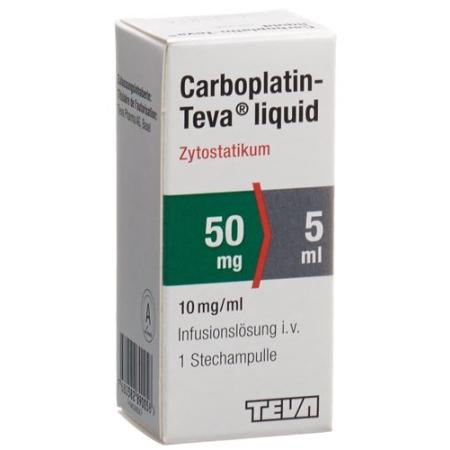 Carboplatin-Teva liquid Inf L&ouml;s 50 mg/5ml Durchstf - PrimeCare Global