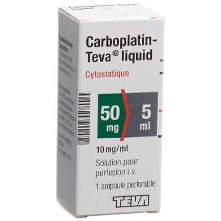 Carboplatin-Teva liquid Inf L&ouml;s 50 mg/5ml Durchstf - PrimeCare Global