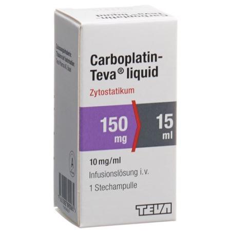 Carboplatin-Teva liquid Inf L&ouml;s 150 mg/15ml Durchstf - PrimeCare Global