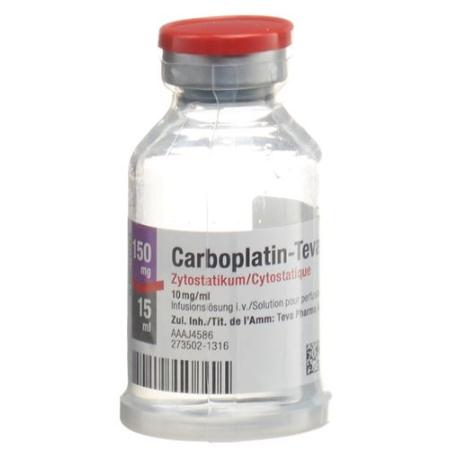 Carboplatin-Teva liquid Inf L&ouml;s 150 mg/15ml Durchstf - PrimeCare Global
