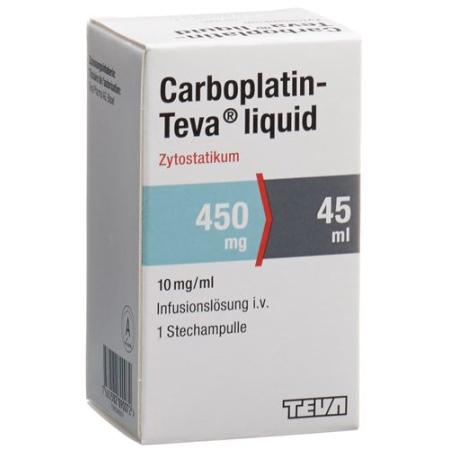 Carboplatin-Teva liquid Inf L&ouml;s 450 mg/45ml Durchstf - PrimeCare Global