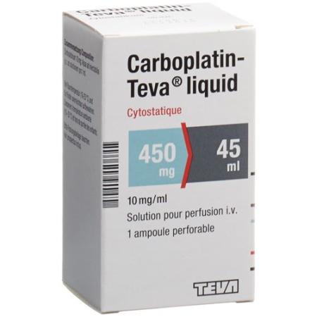 Carboplatin-Teva liquid Inf L&ouml;s 450 mg/45ml Durchstf - PrimeCare Global