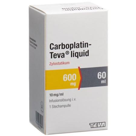 Carboplatin-Teva liquid Inf L&ouml;s 600 mg/60ml Durchstf - PrimeCare Global