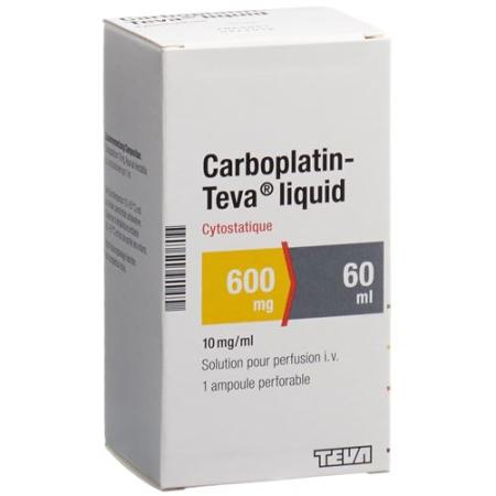 Carboplatin-Teva liquid Inf L&ouml;s 600 mg/60ml Durchstf - PrimeCare Global