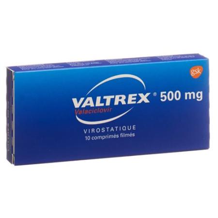 Valtrex Filmtablet 500 mg 10 pcs - PrimeCare Global