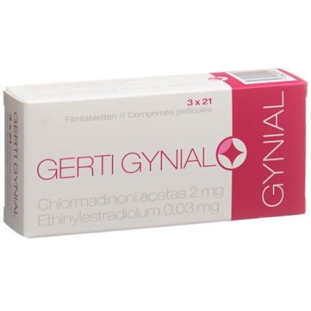 Gerti Gynial film tabl 3 x 21 pcs - PrimeCare Global