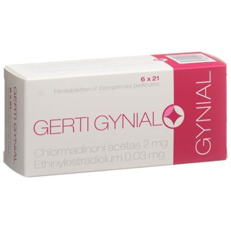 Gerti Gynial film tabl 6 x 21 pcs - PrimeCare Global