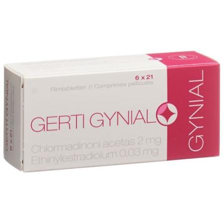 Gerti Gynial film tabl 6 x 21 pcs - PrimeCare Global