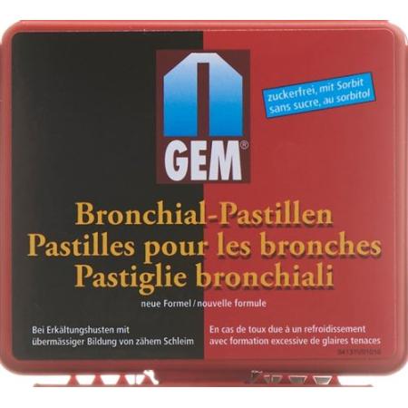 Gem Bronchialpastillen Zuckerfrei Dose 65г - PrimeCare Global