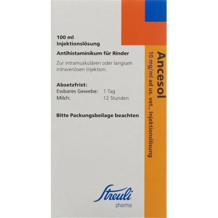 Ancesol Inj L&ouml;s 10 mg/ml ad us vet. bottle 100 ml - PrimeCare Global