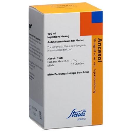 Ancesol Inj L&ouml;s 10 mg/ml ad us vet. bottle 100 ml - PrimeCare Global