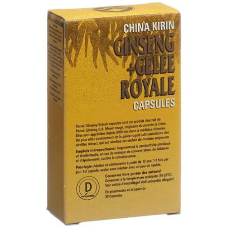China Kirin Ginseng + Royal Jelly Caps 30 pcs - PrimeCare Global