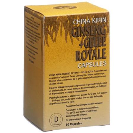 China Kirin Ginseng + Royal Jelly Caps 60 pcs - PrimeCare Global