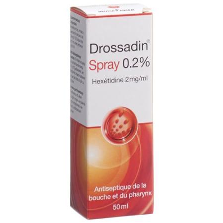 Drossadin spray solvent 0.2% glass bottle 50 ml - PrimeCare Global