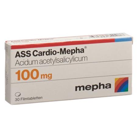 ASS Cardio-Mepha Filmtabl 100 mg 30 pcs - PrimeCare Global