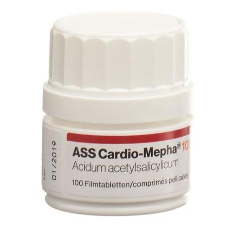 ASS Cardio-Mepha Filmtabl 100 mg Ds 100 pcs - PrimeCare Global