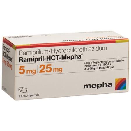 Ramipril-HCT-Mepha Tabl 5/25 100 pcs - PrimeCare Global