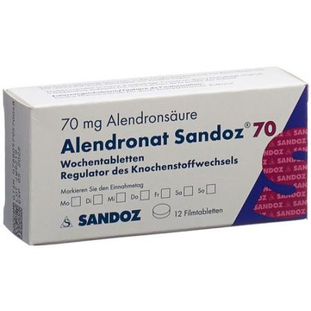 Alendronate Sandoz Filmtabl 70 mg 12 pcs - PrimeCare Global