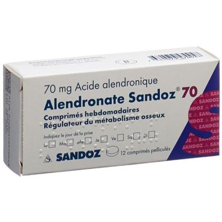 Alendronate Sandoz Filmtabl 70 mg 12 pcs - PrimeCare Global