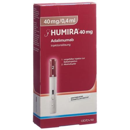 Humira Inj Loes 40mg/0.4ml pre-filled injector 0.4ml - PrimeCare Global
