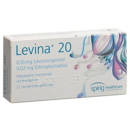 Levina 20 film tabl 21 pcs - PrimeCare Global