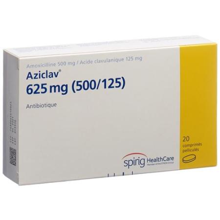 Aziclav 625 mg 20 Filmtabletten - PrimeCare Global