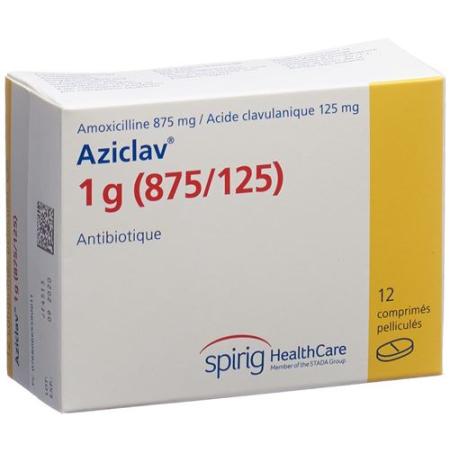 Aziclav 1 g 12 filmtablets - PrimeCare Global