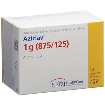 Aziclav 1 g 20 filmtablets - PrimeCare Global