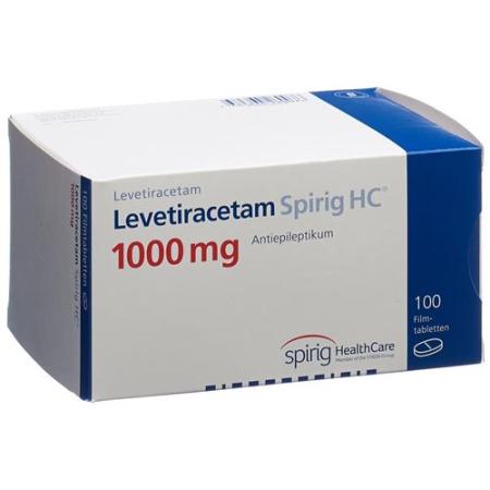 Levetiracetam Spirig HC 1000 mg 100 Filmtablets - PrimeCare Global