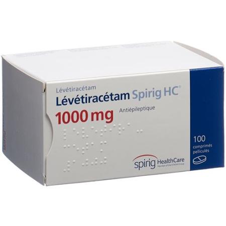 Levetiracetam Spirig HC 1000 mg 100 Filmtablets - PrimeCare Global