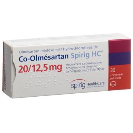Co-Olmesartan Spirig HC 20/12.5 mg 30 Filmtabletten - PrimeCare Global