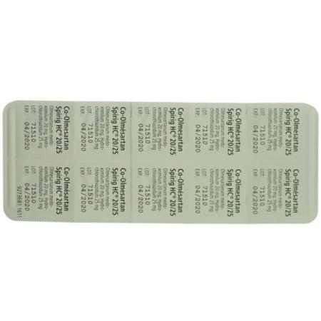 CO-OLMESARTAN Spirig HC film tablets 20/25mg - PrimeCare Global