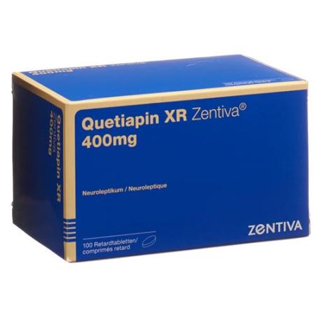 Quetiapin XR Zentiva 400 mg 100 Retard Tablets - PrimeCare Global