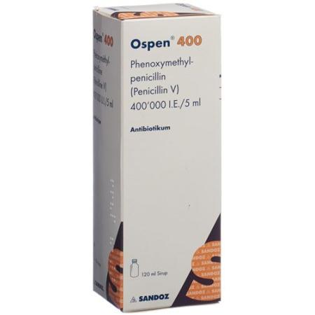 Ospen 400 syrup 400000 IU/5ml bottle 120 ml - PrimeCare Global