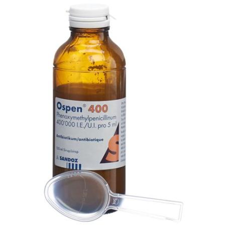 Ospen 400 syrup 400000 IU/5ml bottle 120 ml - PrimeCare Global